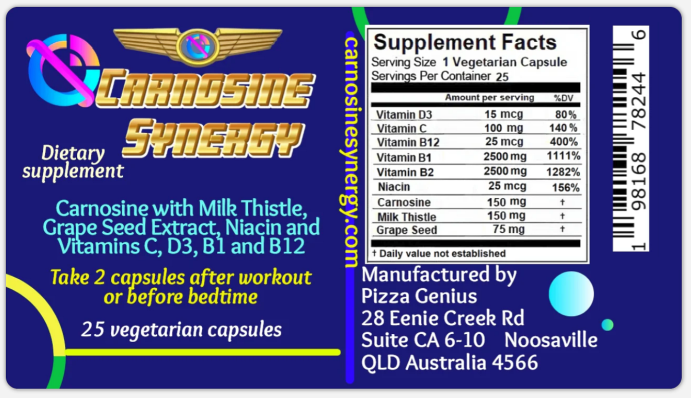 carnosine synergy capsules facts